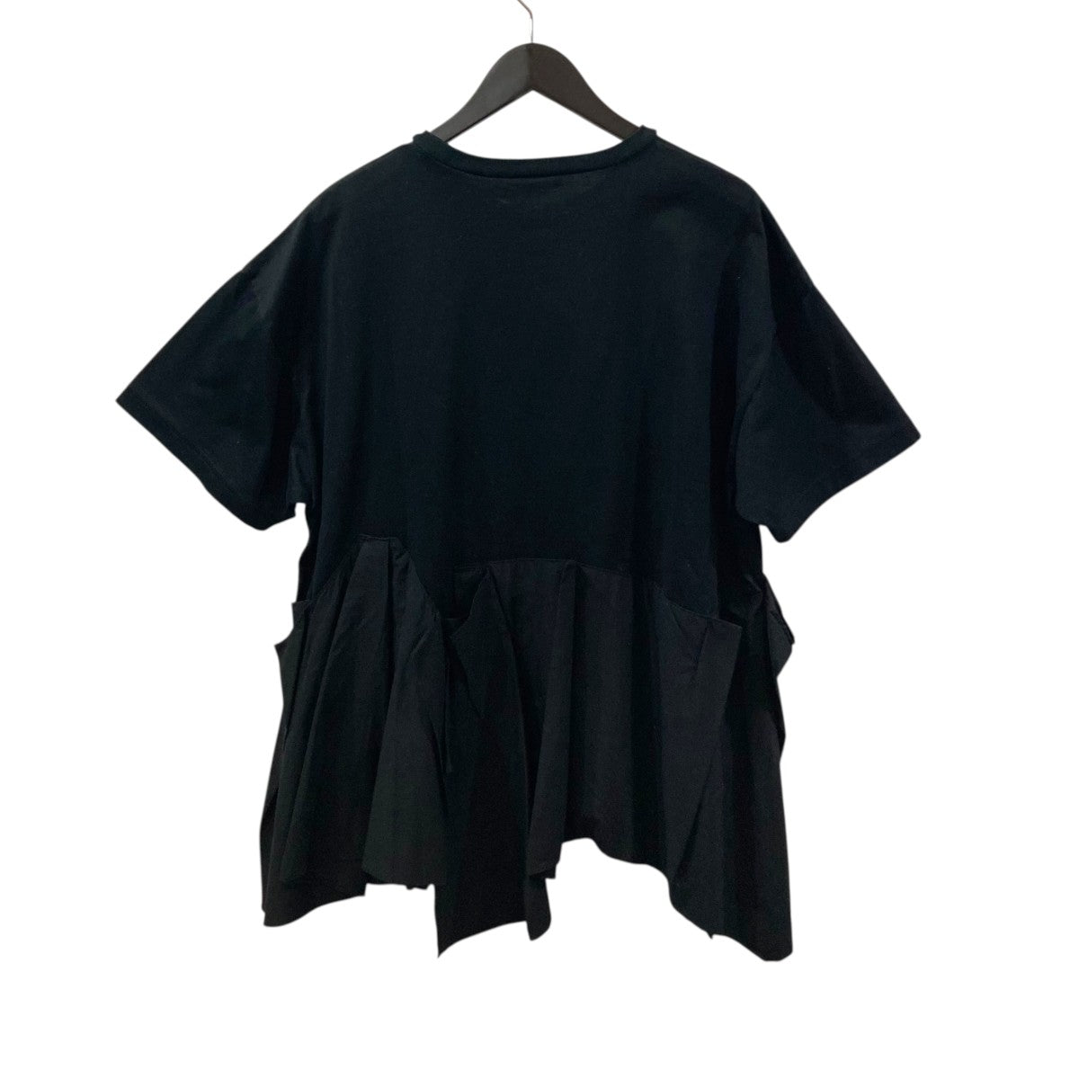 シルケット天竺コンビフレアTシャツ半袖ブラウス300FS880-2770