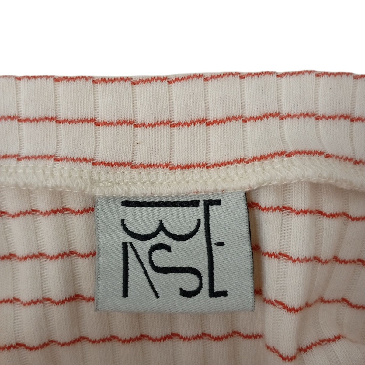 BASERANGE ボーダー半袖カットソー 古着・中古-3枚目のアイテム画像