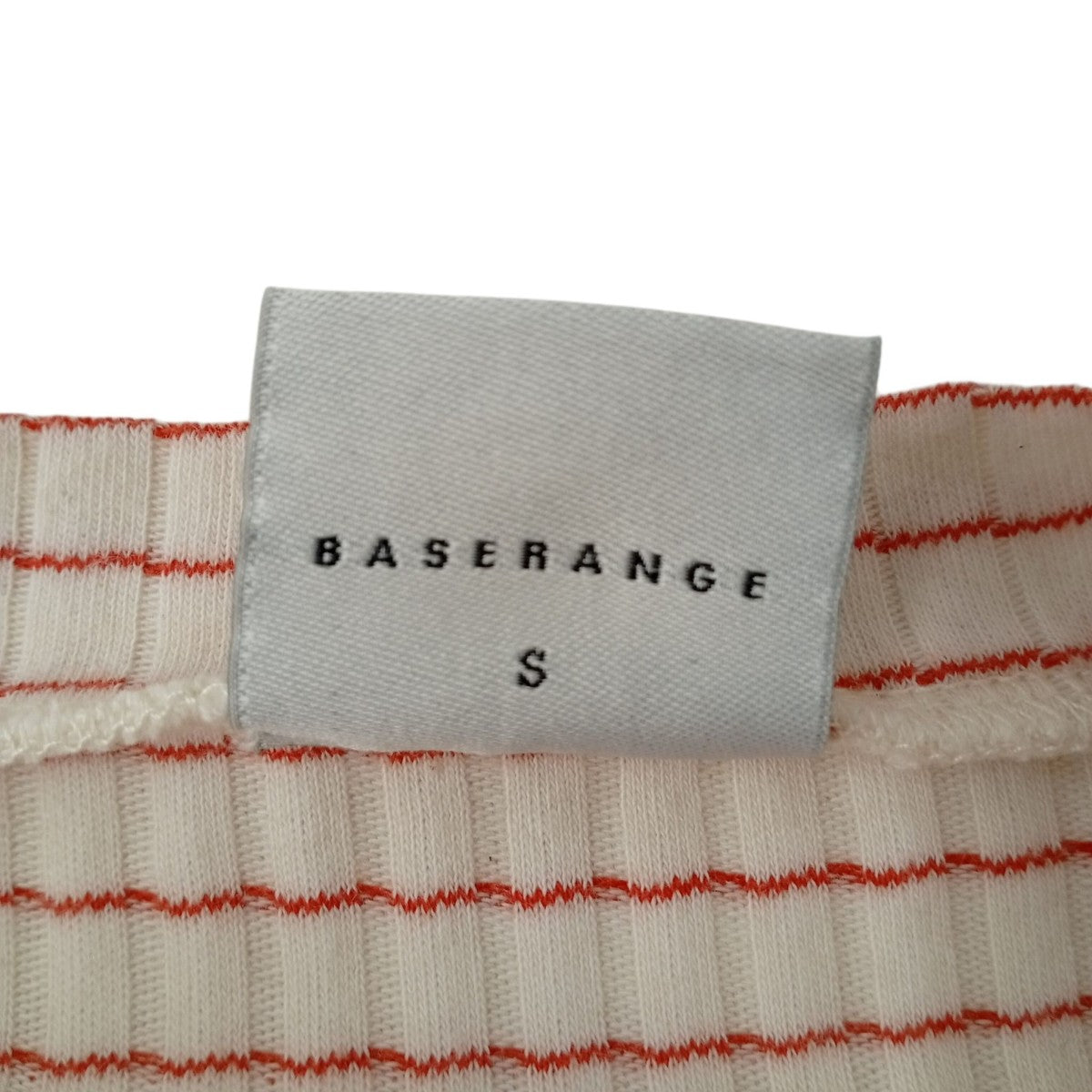 BASERANGE ボーダー半袖カットソー 古着・中古-5枚目のアイテム画像