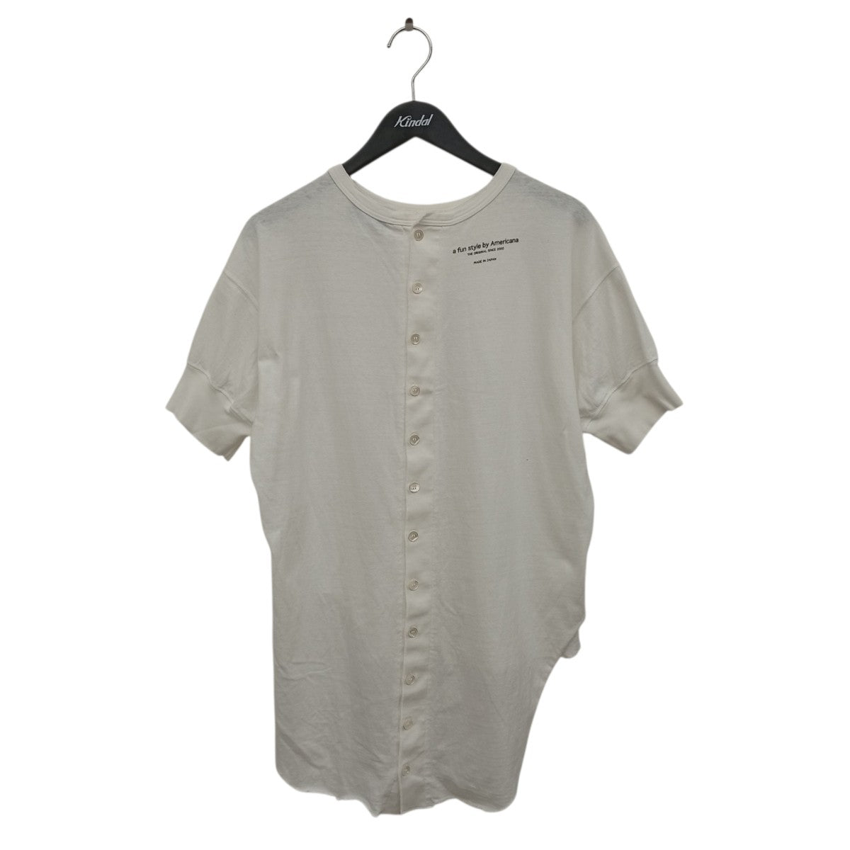 Americana ヘンリーネックカットソー 古着・中古-1枚目のアイテム画像
