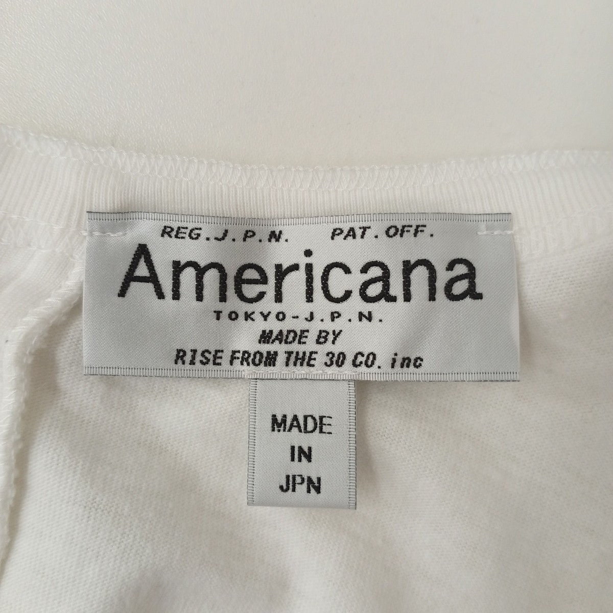 Americana ヘンリーネックカットソー 古着・中古-4枚目のアイテム画像
