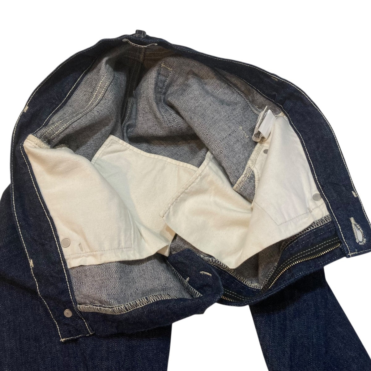 AURALEE SELVEDGE LIGHT DENIM PTデニムパンツA22SP02SD 古着・中古-6枚目のアイテム画像