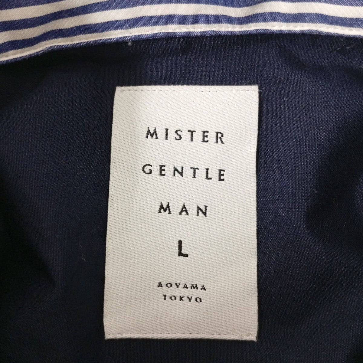MR．GENTLEMAN フェイクレイヤードロングシャツMGO-SH19 古着・中古-3枚目のアイテム画像