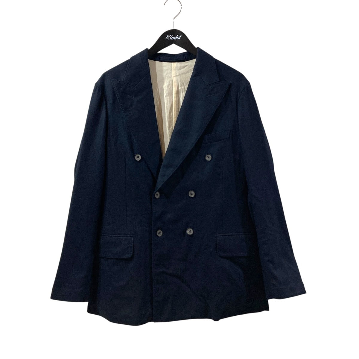 ダブルWASHED JK NVY FLANNELダブルジャケットMT5303-0003B