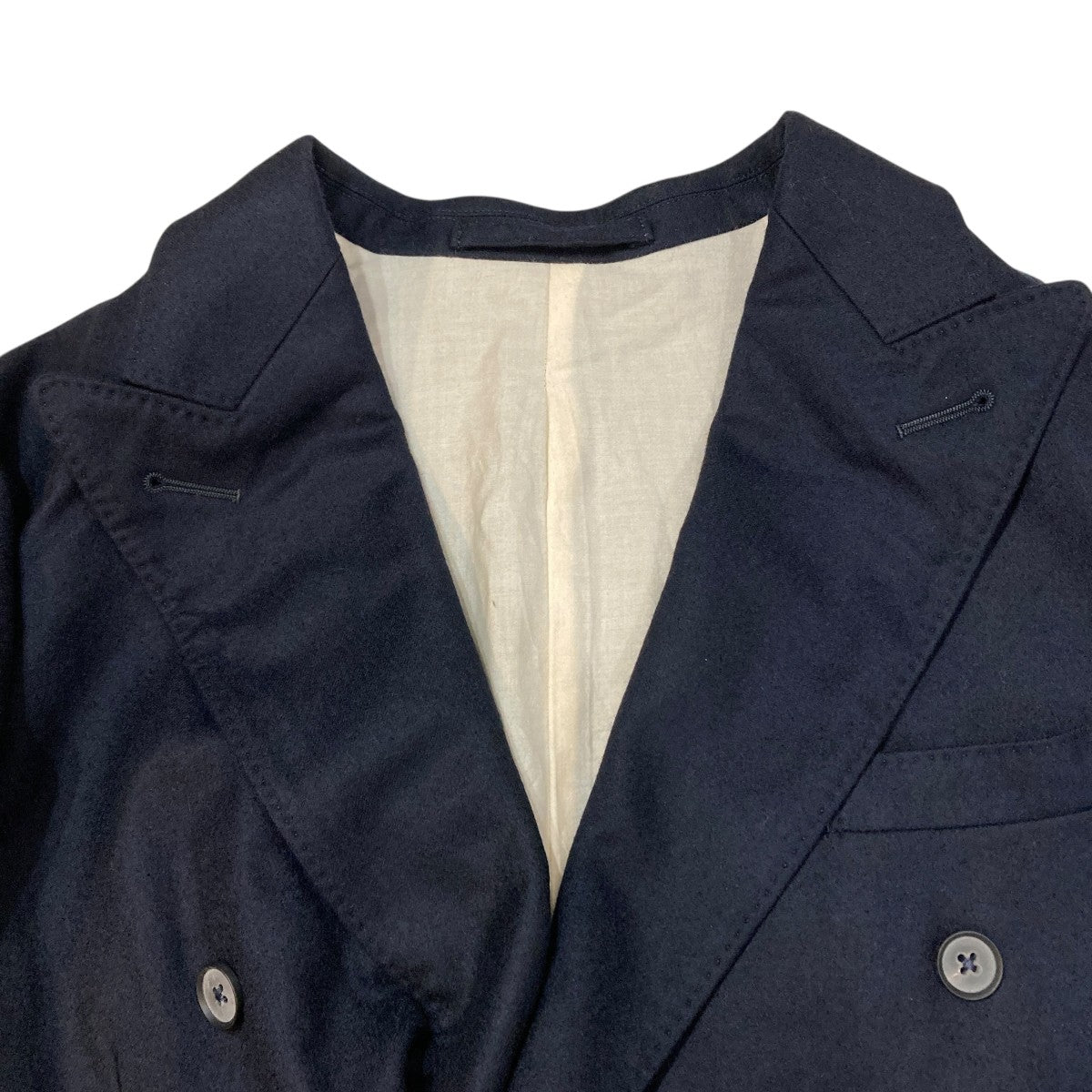 ダブルWASHED JK NVY FLANNELダブルジャケットMT5303-0003B