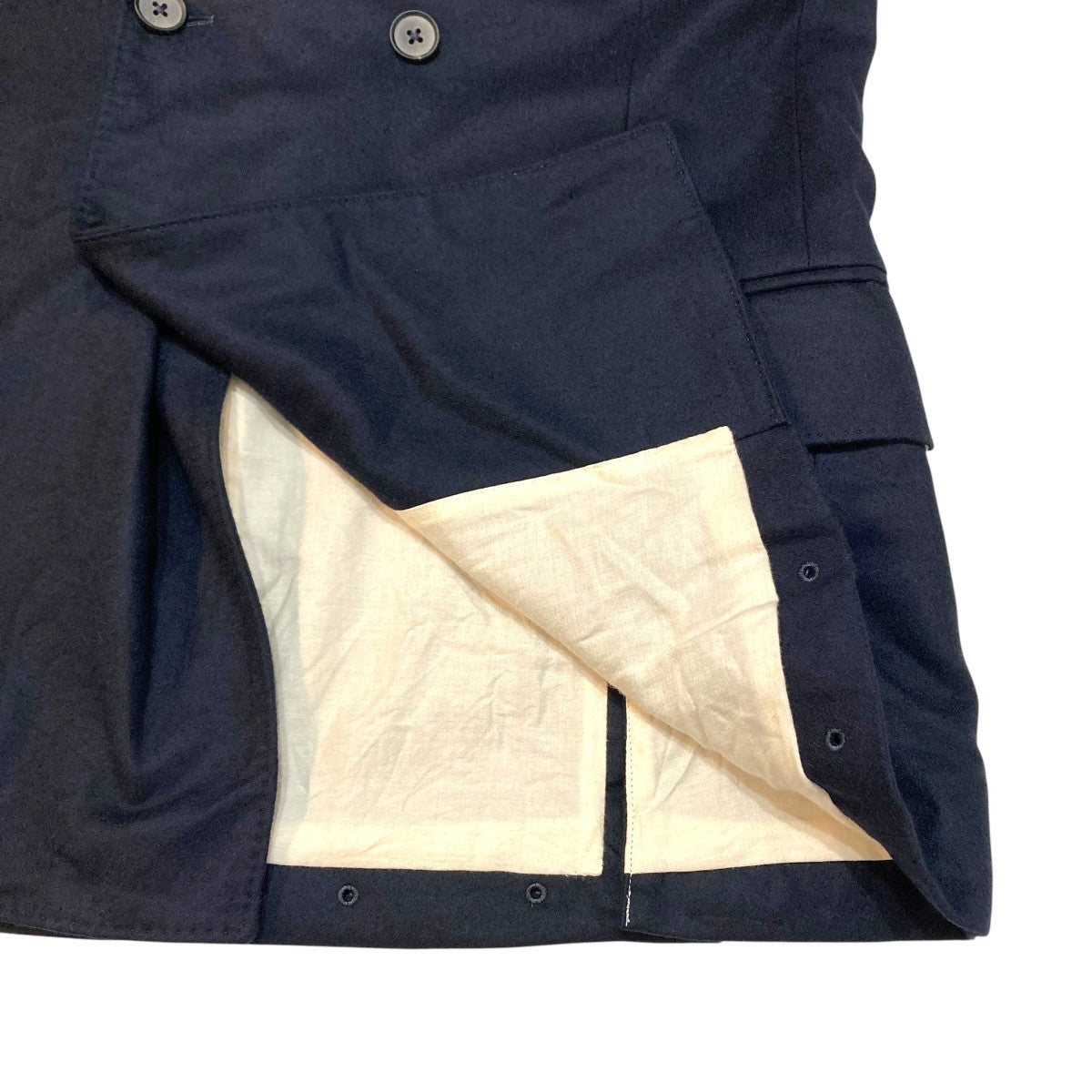 ダブルWASHED JK NVY FLANNELダブルジャケットMT5303-0003B