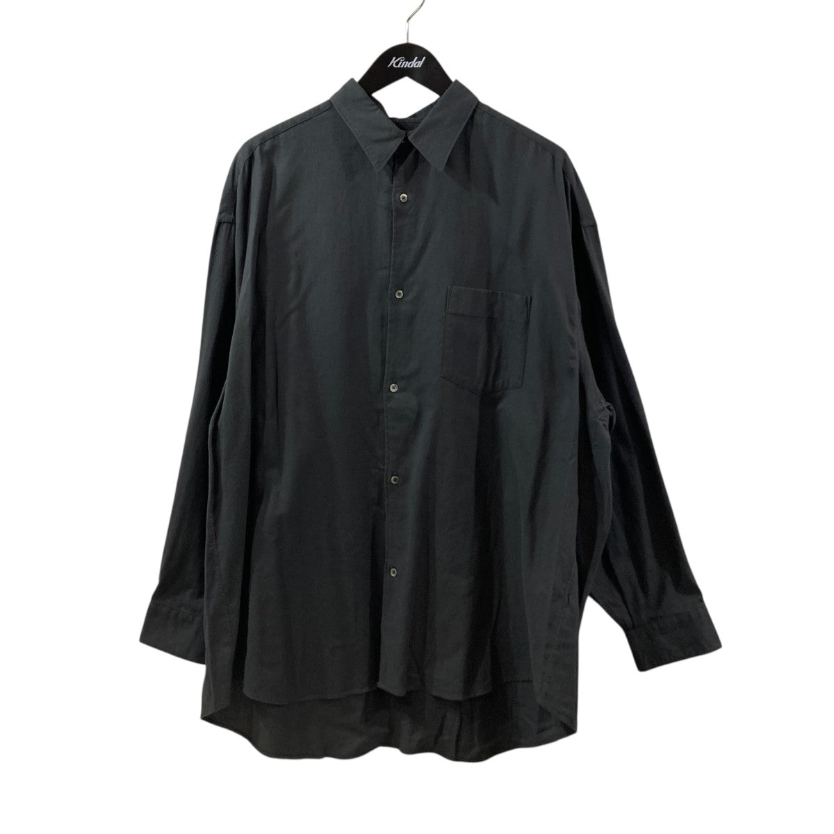 Cotton Cashmere L S Oversized Regular Collar Shirt長袖シャツGM234-50073B