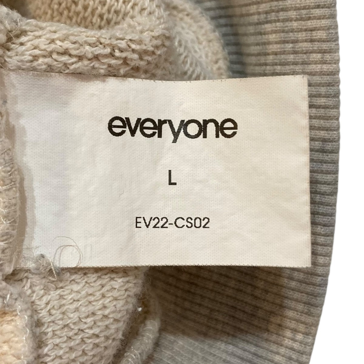 everyone スウェットEV22-CS02 古着・中古-8枚目のアイテム画像