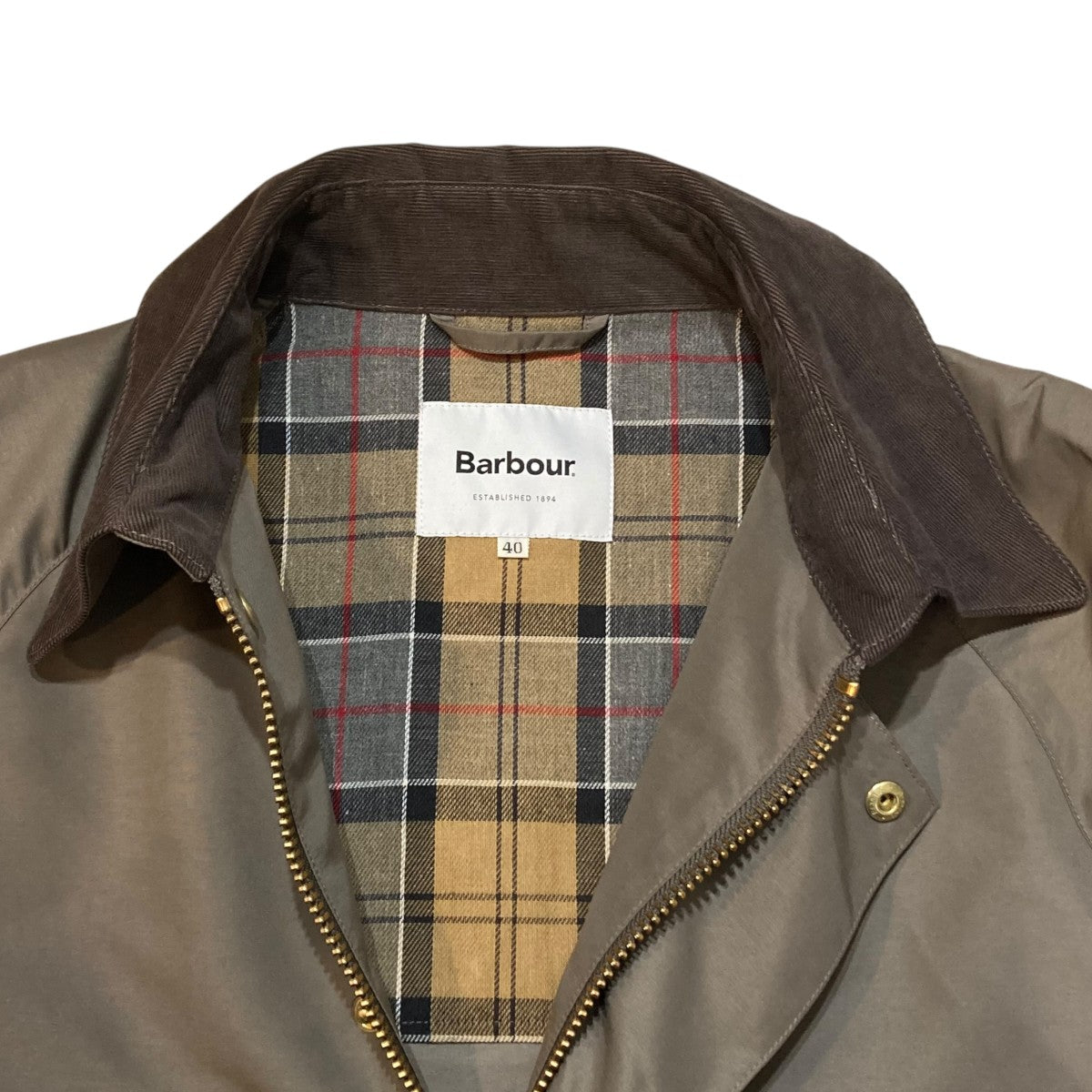 Barbour OVERSIZED BURGHLEYステンカラーコート2001184 古着・中古-4枚目のアイテム画像