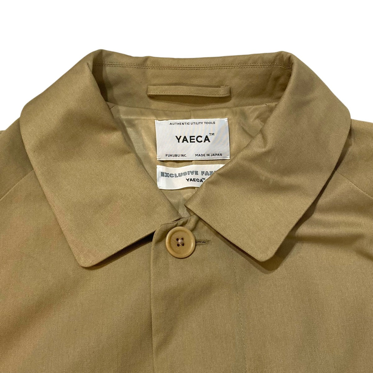 YAECA ステンカラーコート 15502 古着・中古-3枚目のアイテム画像