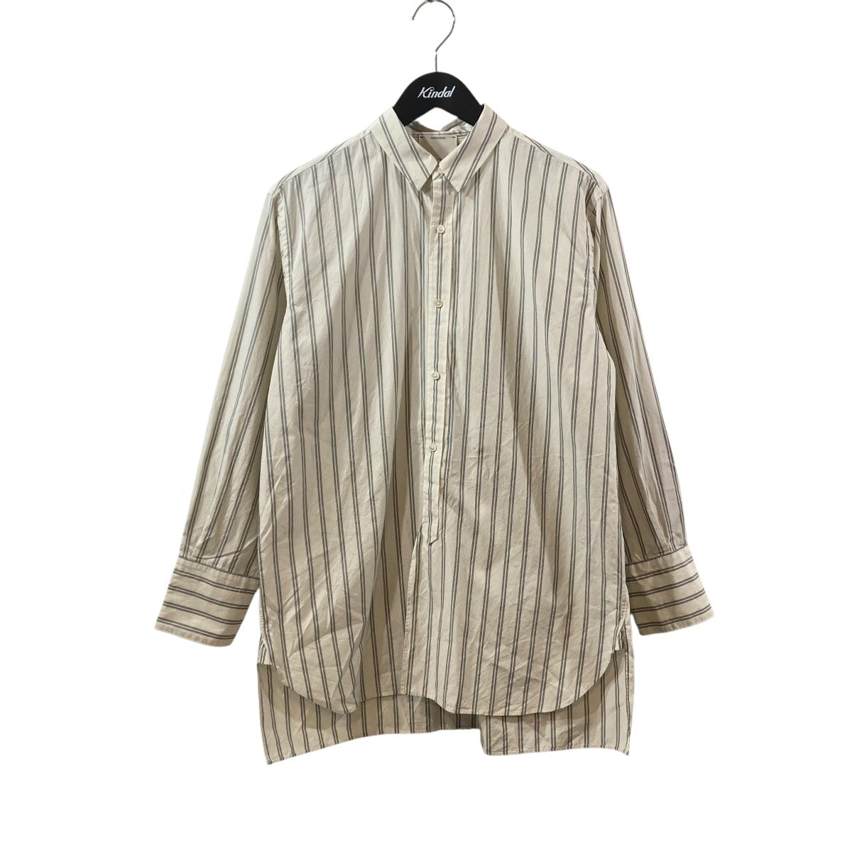 conte ストライプ長袖シャツ8511-6-000000 古着・中古-1枚目のアイテム画像