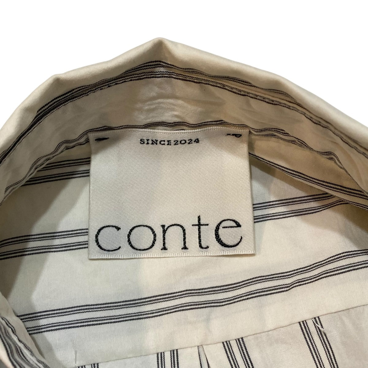 conte ストライプ長袖シャツ8511-6-000000 古着・中古-5枚目のアイテム画像