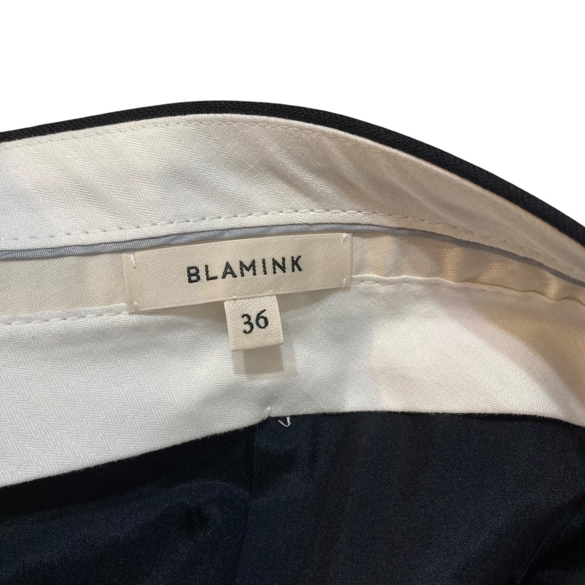 BLAMINK ウールタックタイトスカート 7924-299-0355 古着・中古-7枚目のアイテム画像