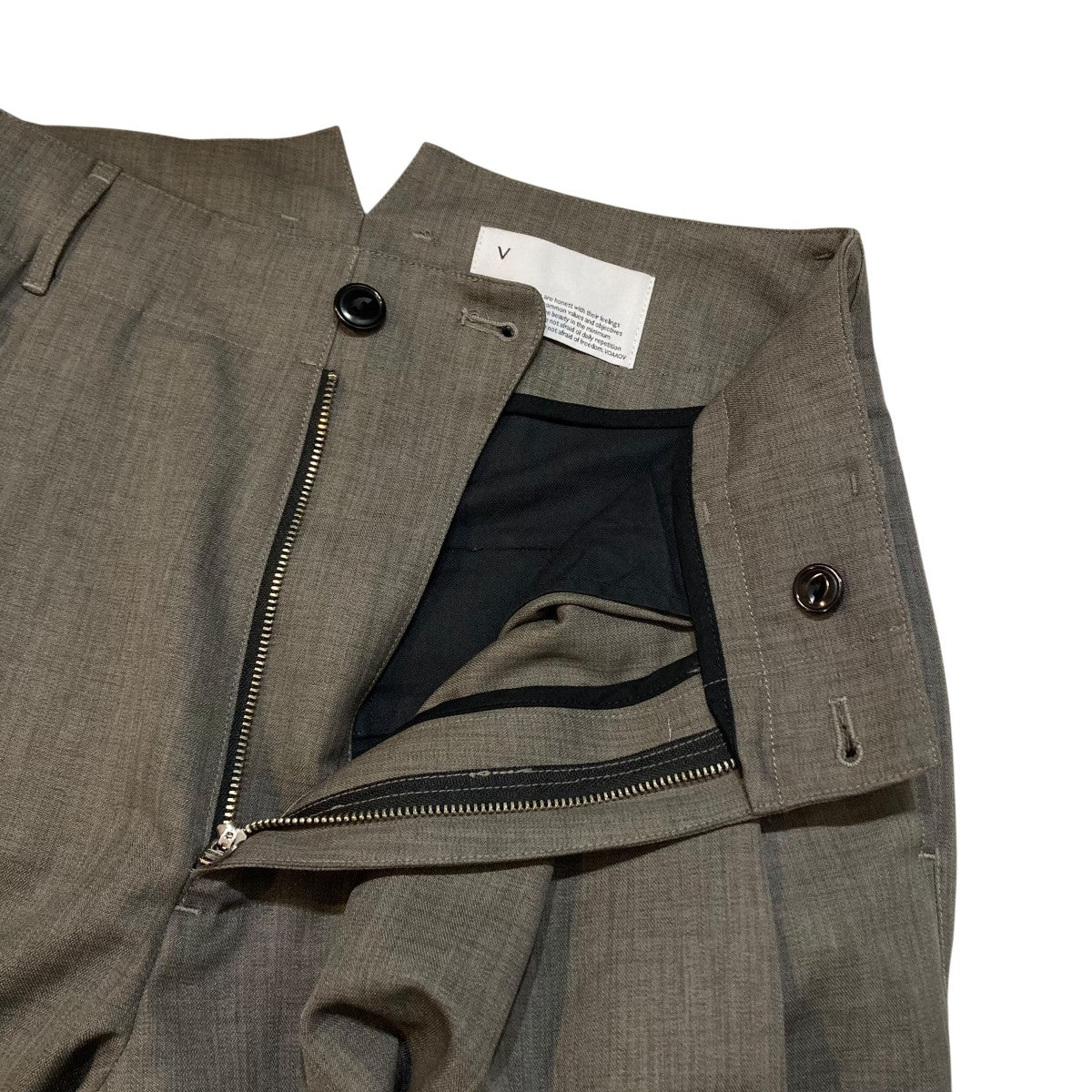 VOAAOV ROUTINE TUCK WIDE PANTタックワイドパンツVOPT-TYPE A 古着・中古-3枚目のアイテム画像