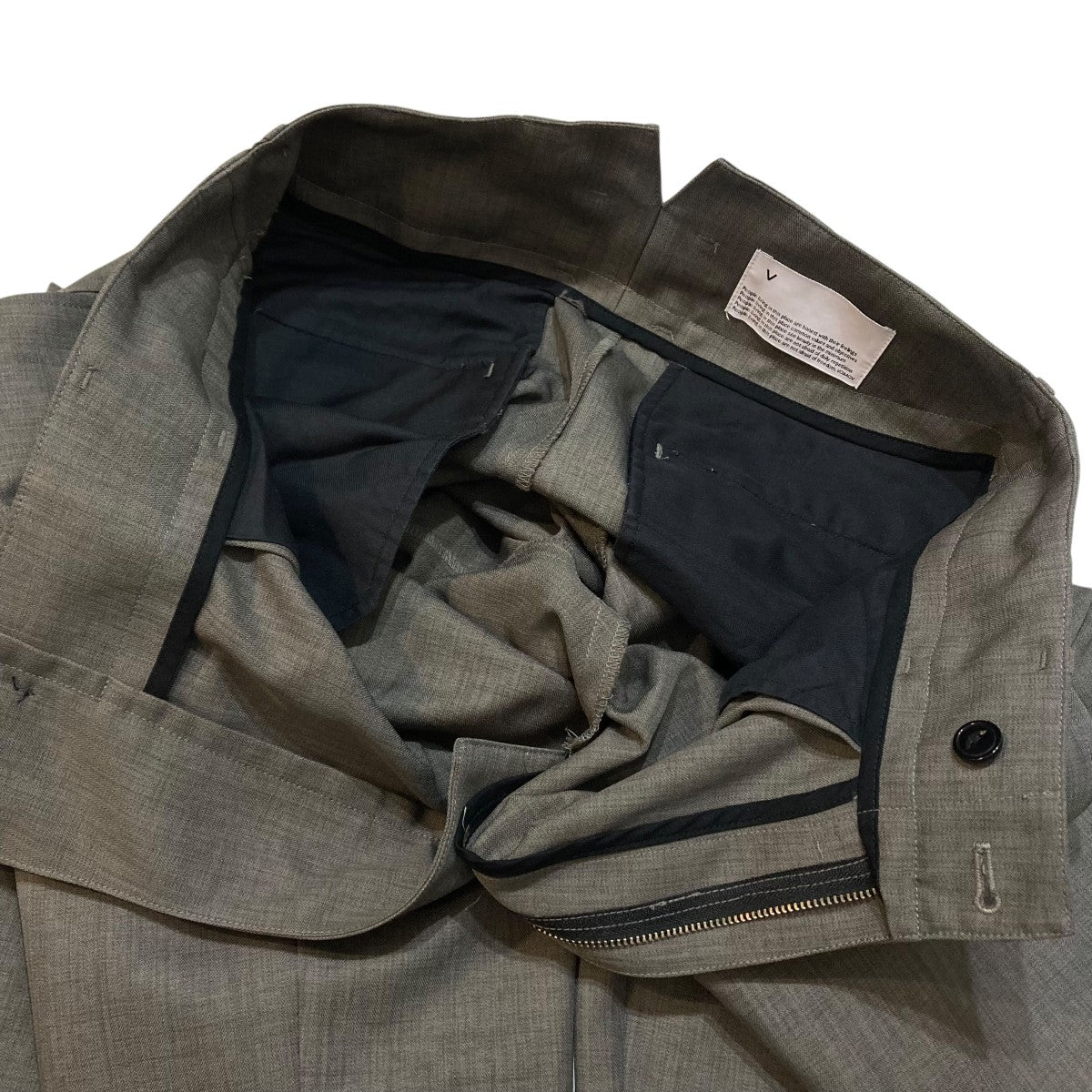 VOAAOV ROUTINE TUCK WIDE PANTタックワイドパンツVOPT-TYPE A 古着・中古-6枚目のアイテム画像