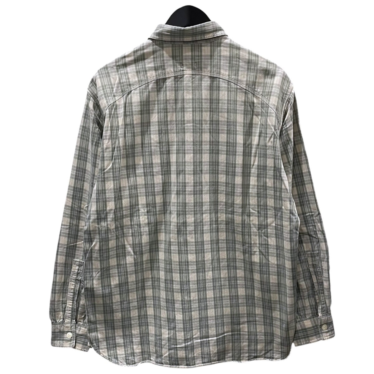 RRL ダメージ加工チェック柄長袖シャツ 古着・中古-2枚目のアイテム画像