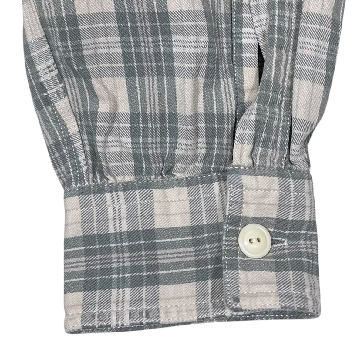 RRL ダメージ加工チェック柄長袖シャツ 古着・中古-4枚目のアイテム画像