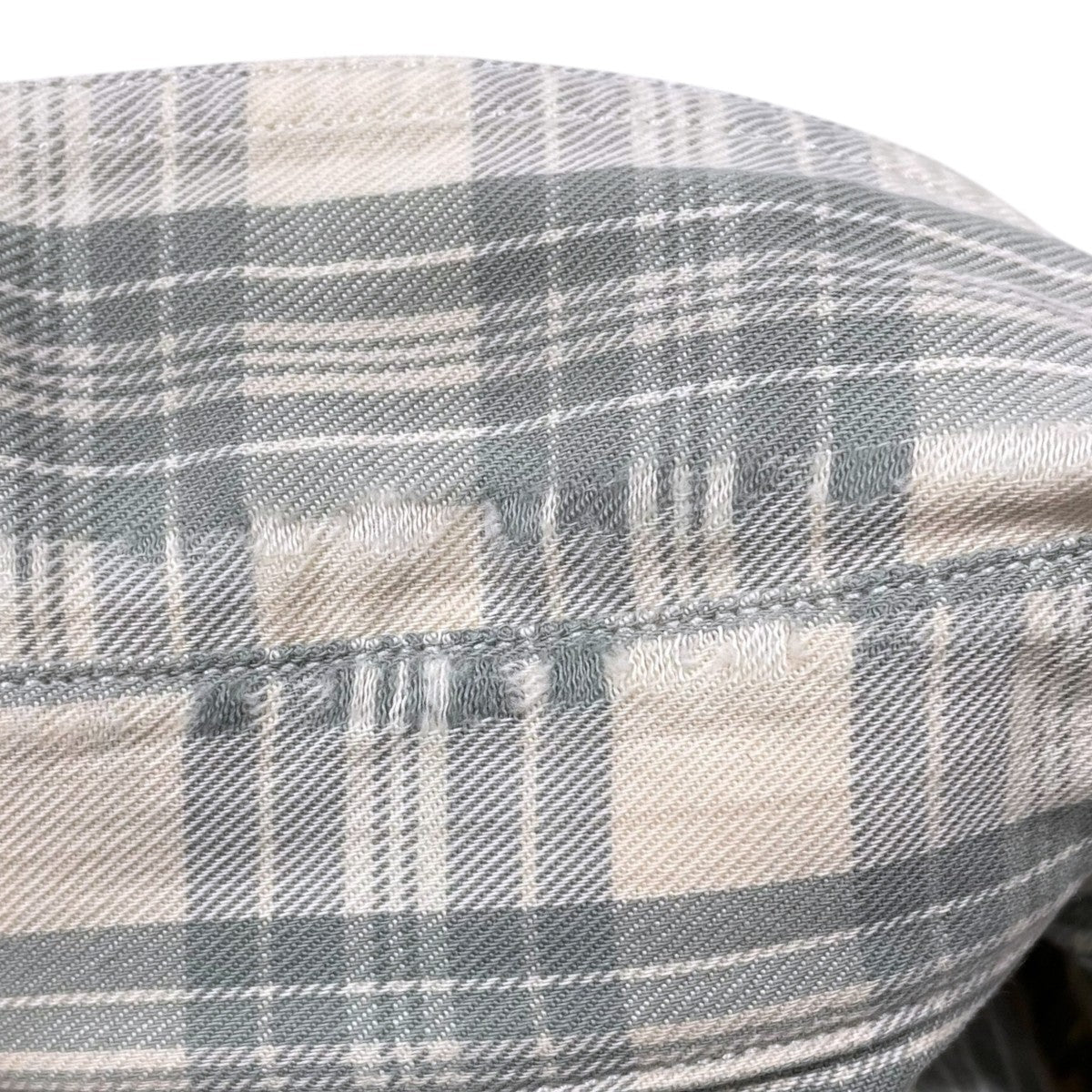 RRL ダメージ加工チェック柄長袖シャツ 古着・中古-5枚目のアイテム画像