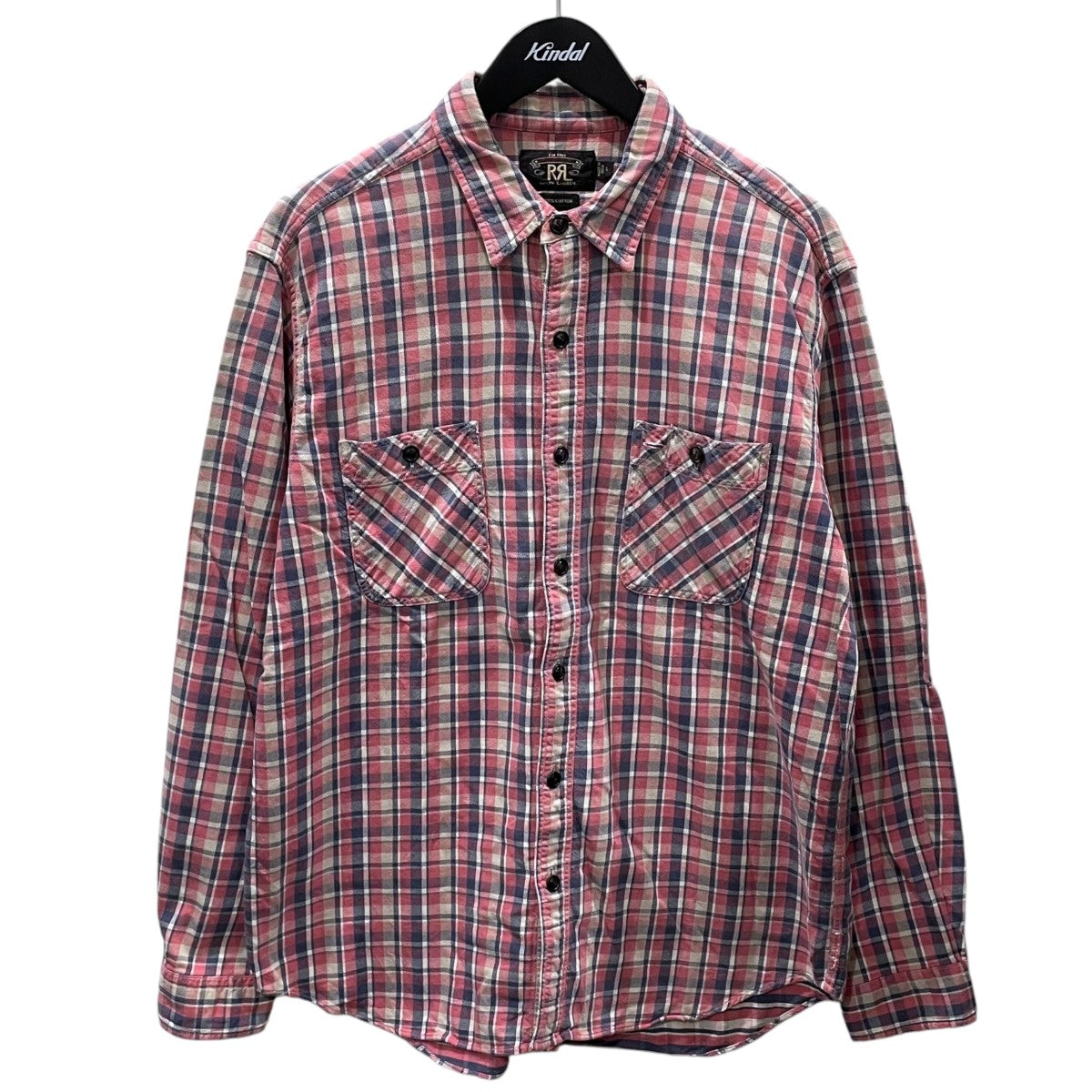 RRL チェック柄長袖シャツ 古着・中古-1枚目のアイテム画像