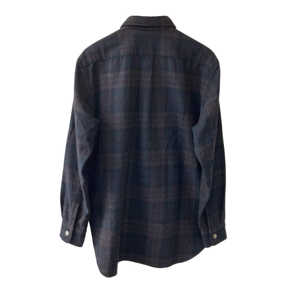 COMME des GARCONS HOMME チェックウールシャツHD-B048 古着・中古-2枚目のアイテム画像
