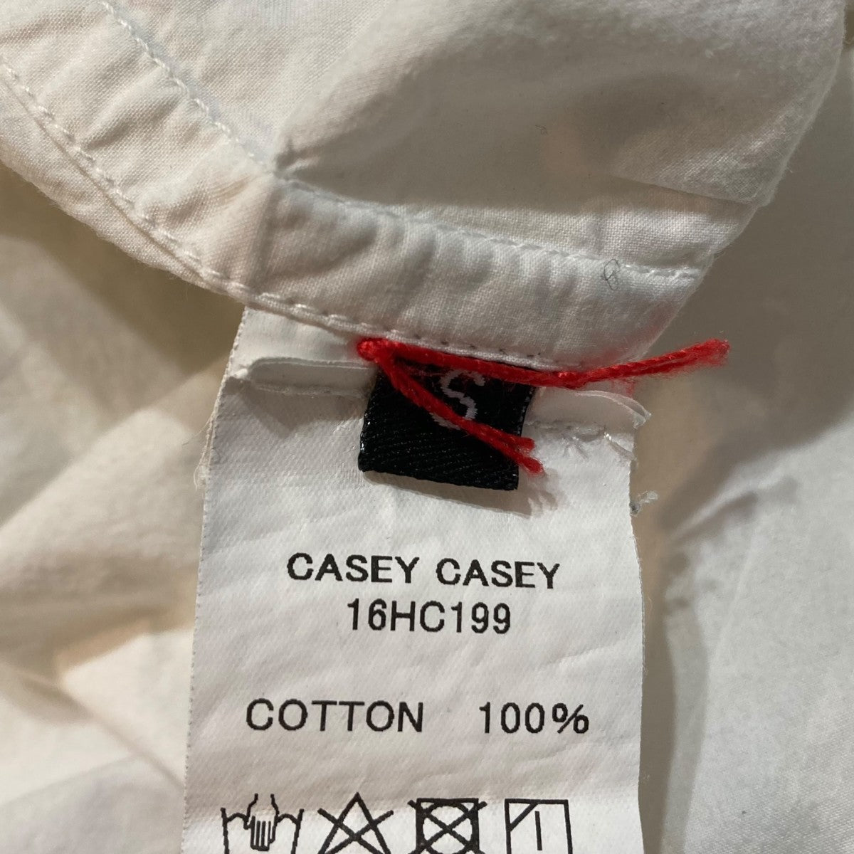 CASEY CASEY ノースリーブ  M コットン フランス製 ブラウス シャツ ホワイト レディース ケイシーケイシー【中古】4-0519S∞ CASEY CASEY - CASEY CASEY ノースリーブ M コットン フランス製