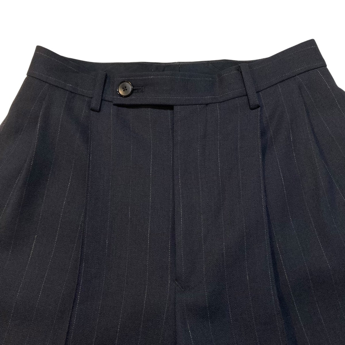 AURALEE Hard Twist Wool Panama Stripe SlaksスラックスA23SP04WP 古着・中古-3枚目のアイテム画像