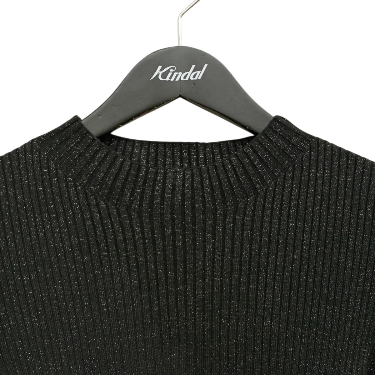 Volume-Sleeve Glitter Knit Topセーター1243202110
