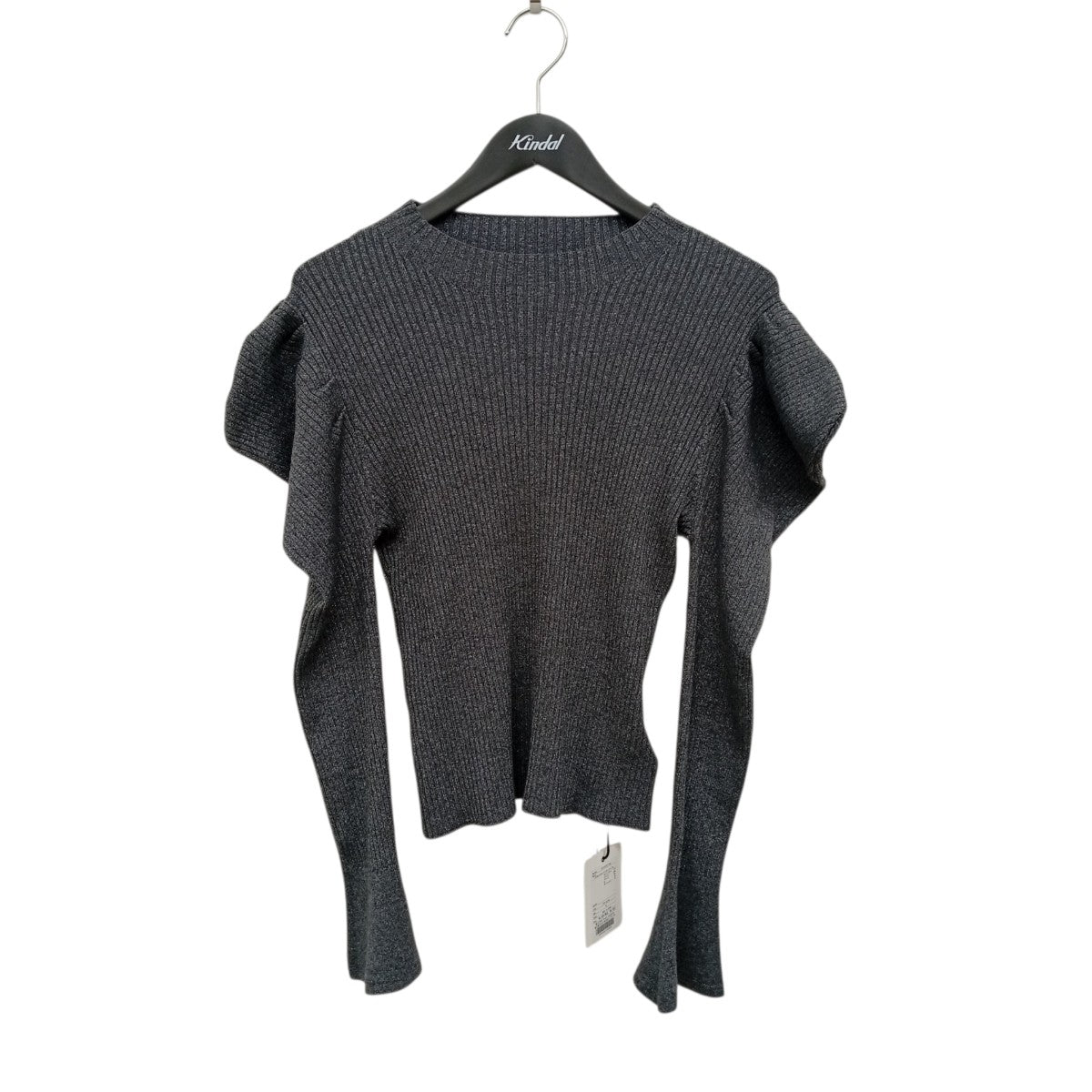 Her lip to Volume-Sleeve Glitter Knit Topセーター1234202145 古着・中古-1枚目のアイテム画像