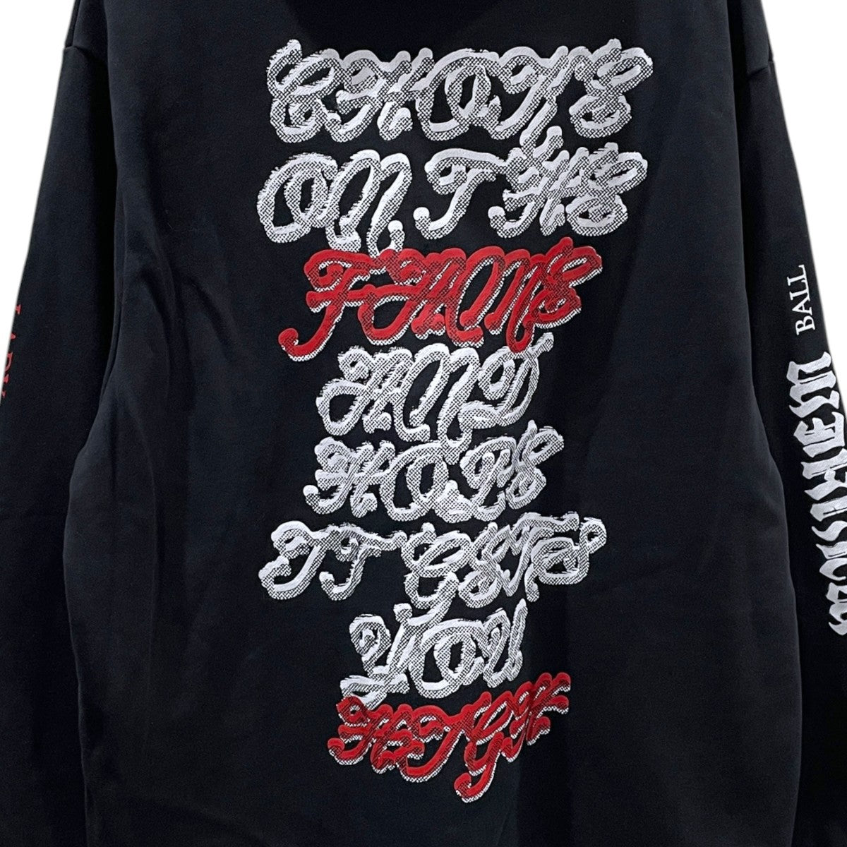 プルオーバーパーカー PERFECT CELEBRITY BLACK HOODIE パーフェクトセレブリティブラックフーディー
