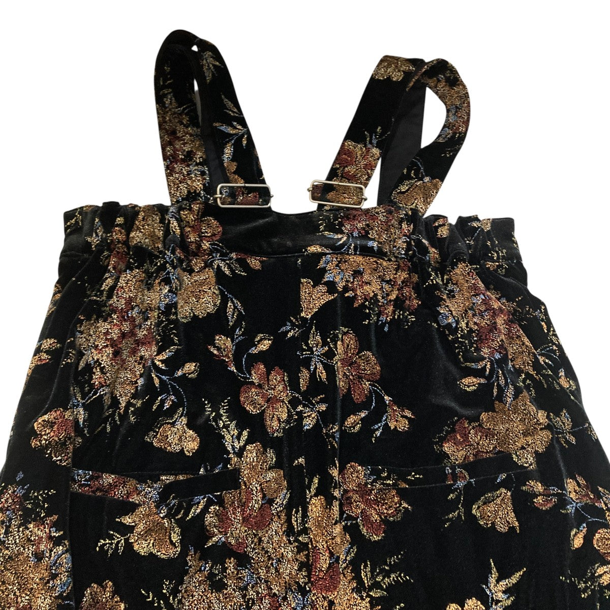 FLOWER PRINT VELOUR PANTSオールインワン0124208210690