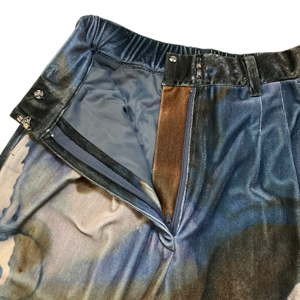 VINTAGE RUST INK ART WIDE PANTSスラックス0125208650580