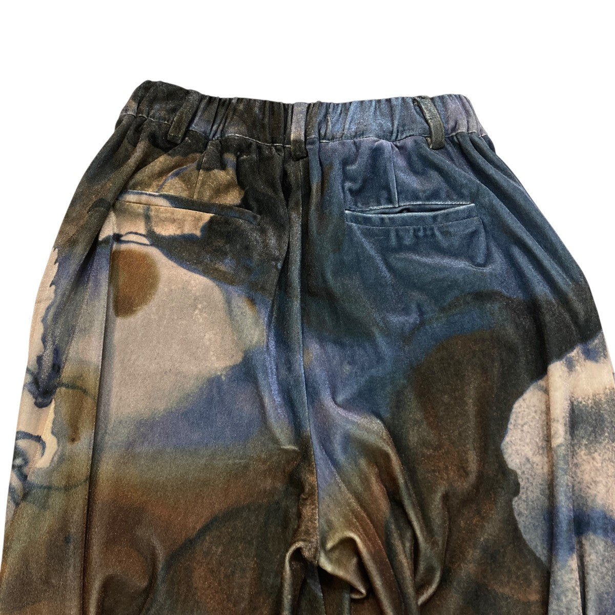 VINTAGE RUST INK ART WIDE PANTSスラックス0125208650580