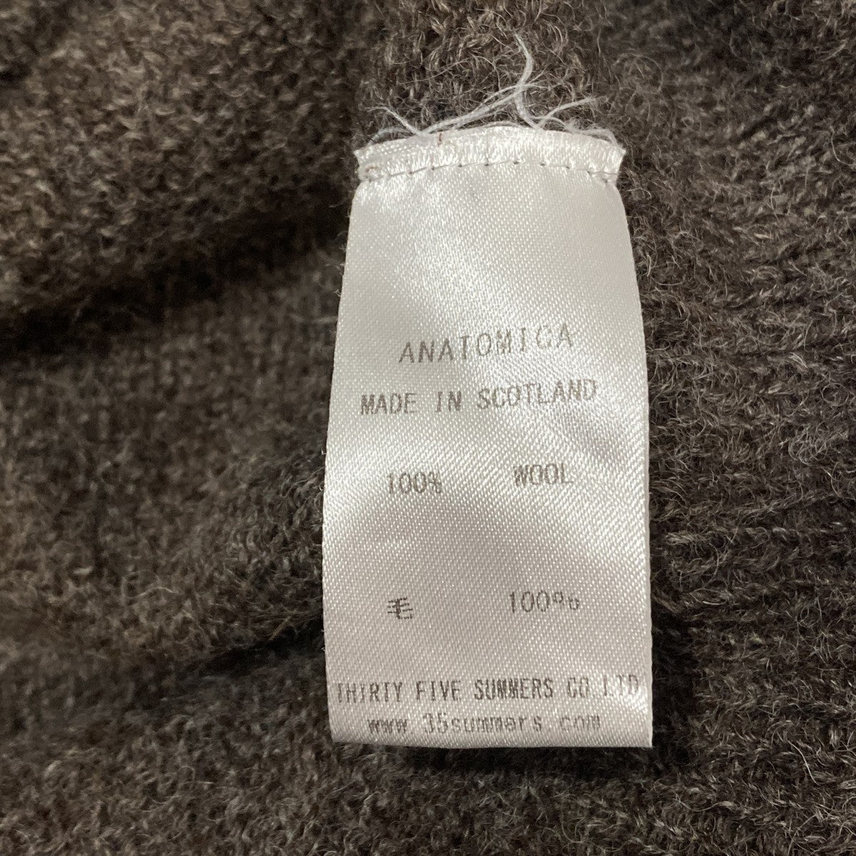 ANATOMICA(アナトミカ) シェットランドニットタートルネックニット