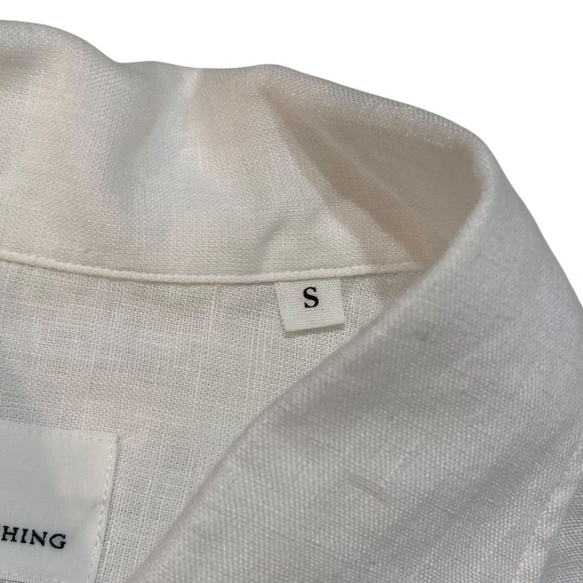 COLONY CLOTHING アルビニ社製リネン長袖シャツCC2401-SH07-01BMS 古着・中古-5枚目のアイテム画像