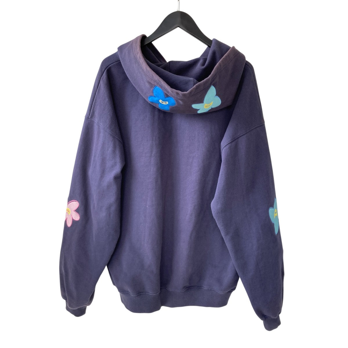 NISHIMOTO IS THE MOUTH 花刺繍ジップパーカー 古着・中古-2枚目のアイテム画像