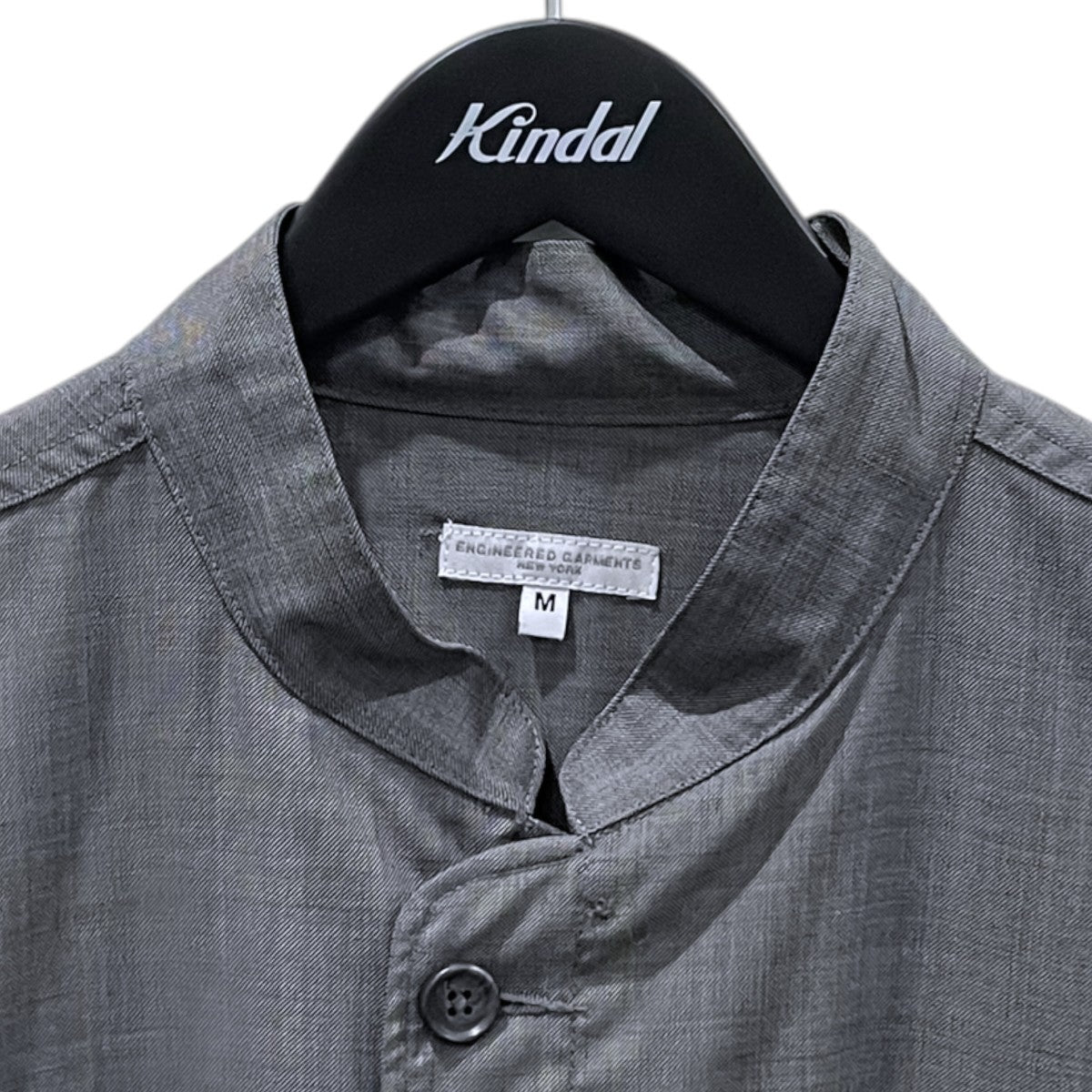 Engineered Garments スタンドカラーシャツ Dayton Shirt - Tropical Wool デイトン シャツ トロピカル ウール 古着・中古-3枚目のアイテム画像