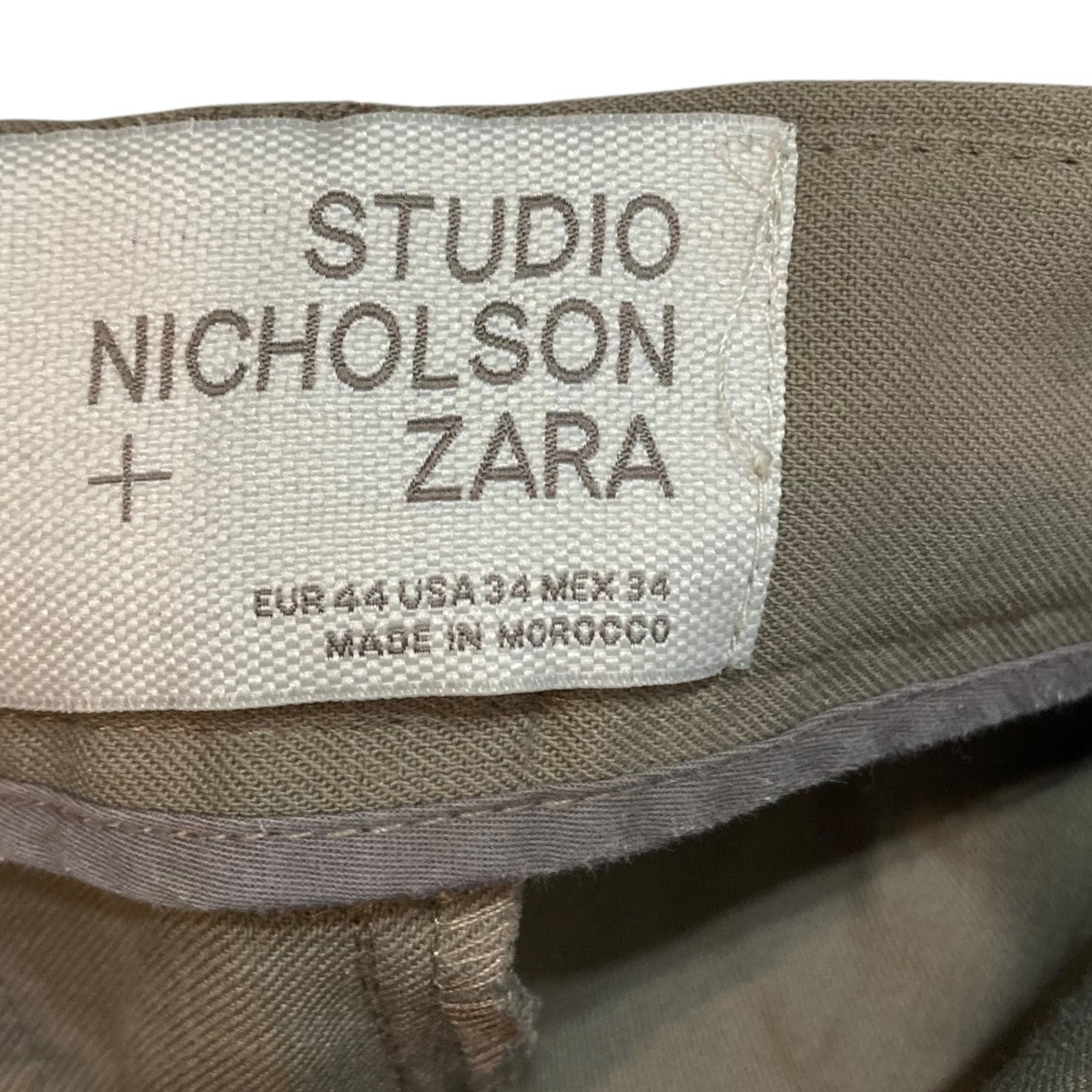 STUDIO NICHOLSON×ZARA パンツ 古着・中古-8枚目のアイテム画像