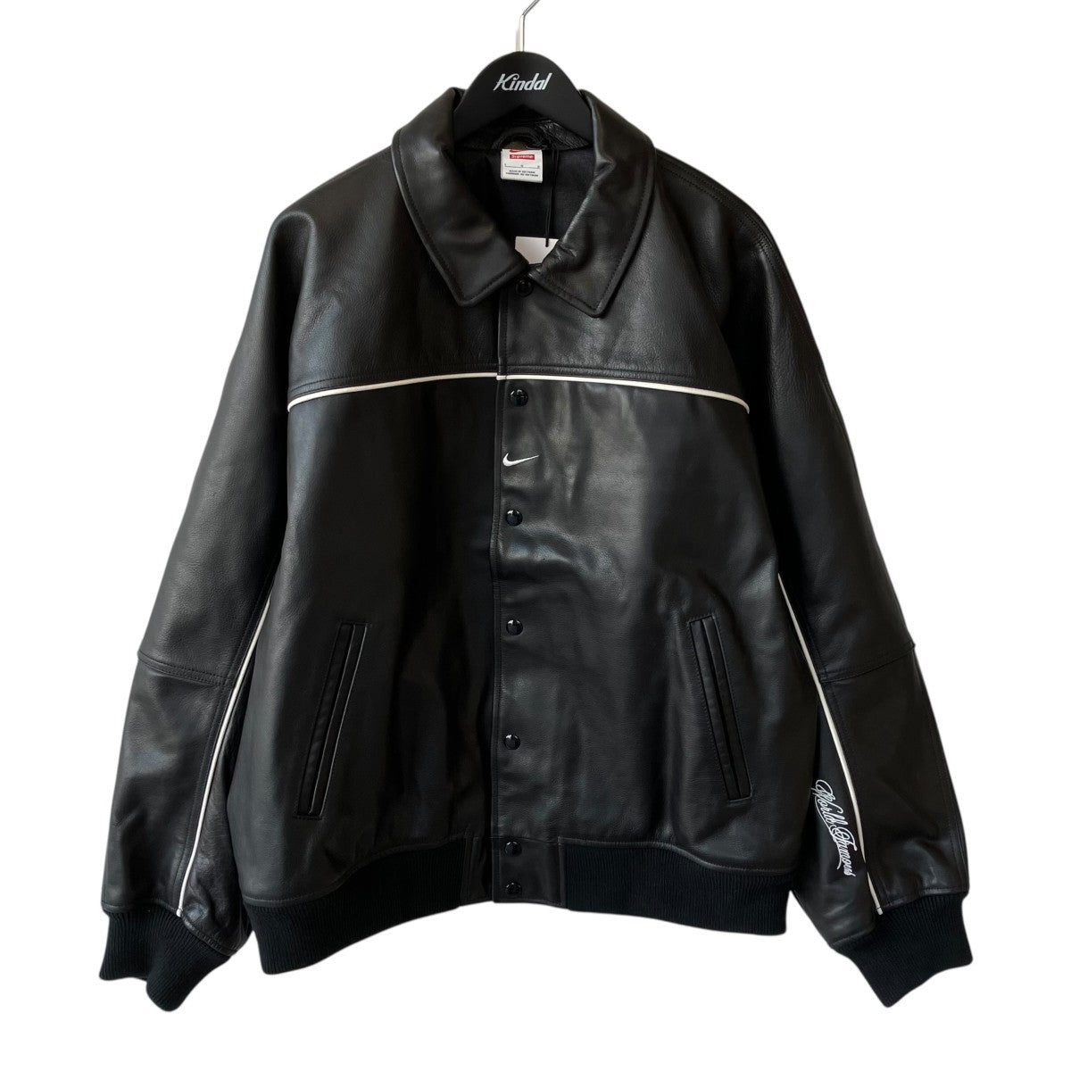 25AWLEATHER VARSITY JACKETレザージャケットhf9634-010