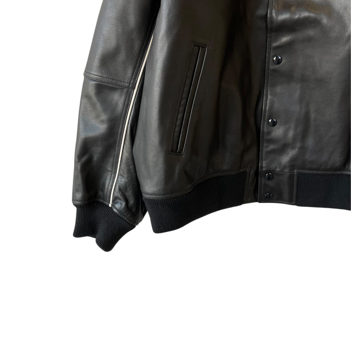 25AWLEATHER VARSITY JACKETレザージャケットhf9634-010