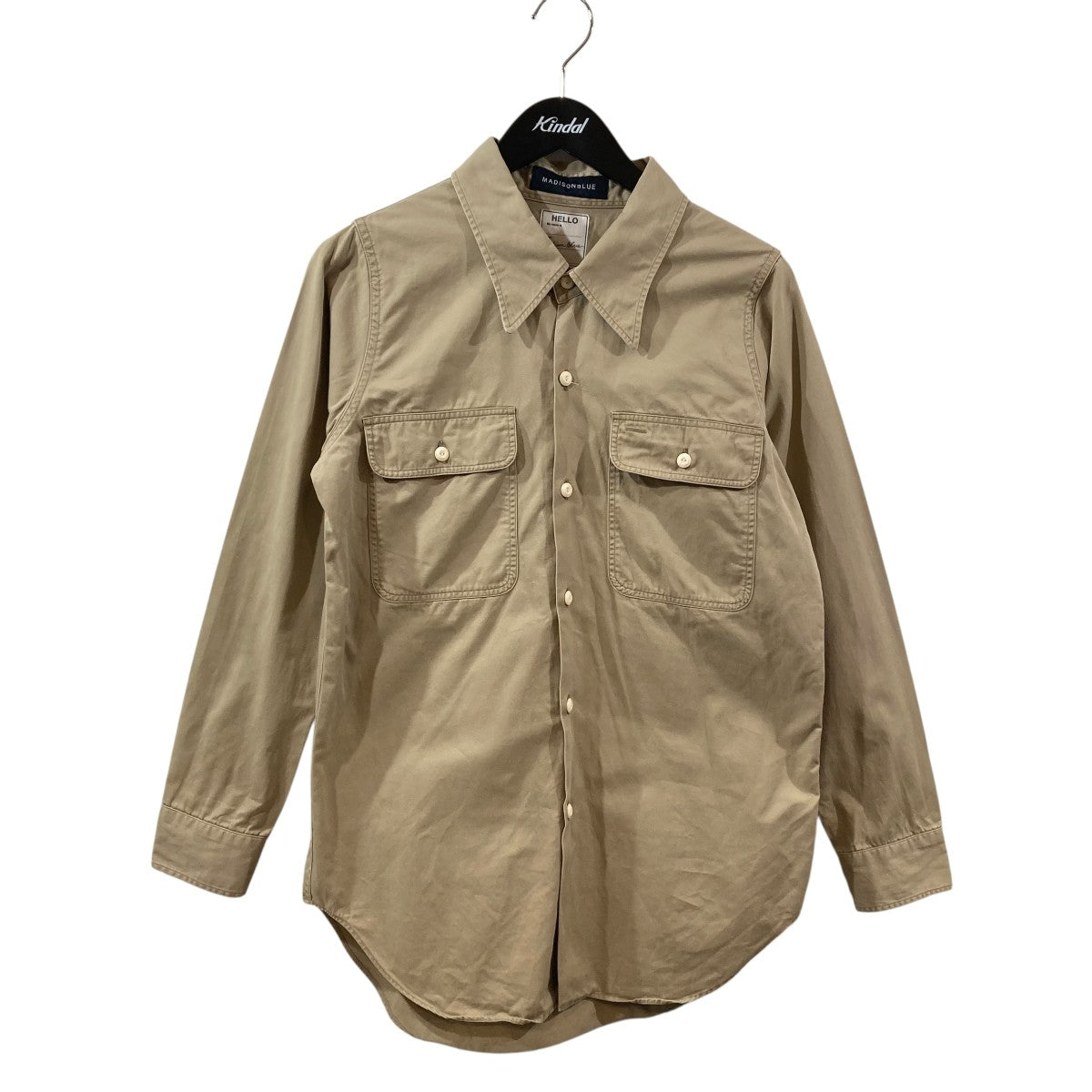 MADISON BLUE 21SSHAMPTON SHIRT C LIハンプトン サファリシャツMB211-5007 古着・中古-1枚目のアイテム画像