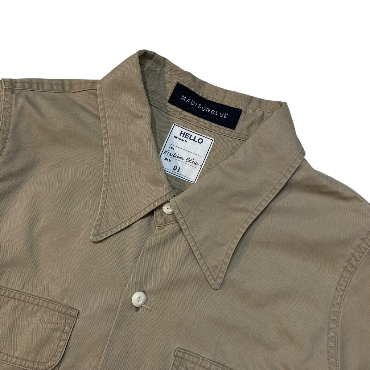 MADISON BLUE 21SSHAMPTON SHIRT C LIハンプトン サファリシャツMB211-5007 古着・中古-3枚目のアイテム画像