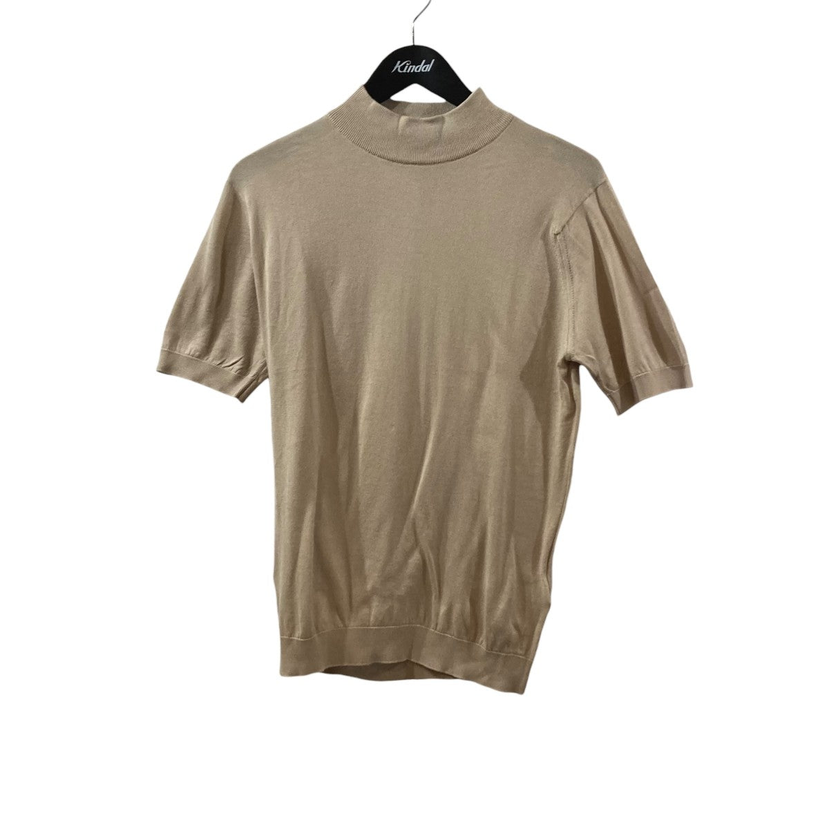 JOHN SMEDLEY ハイネック半袖ニット 古着・中古-1枚目のアイテム画像