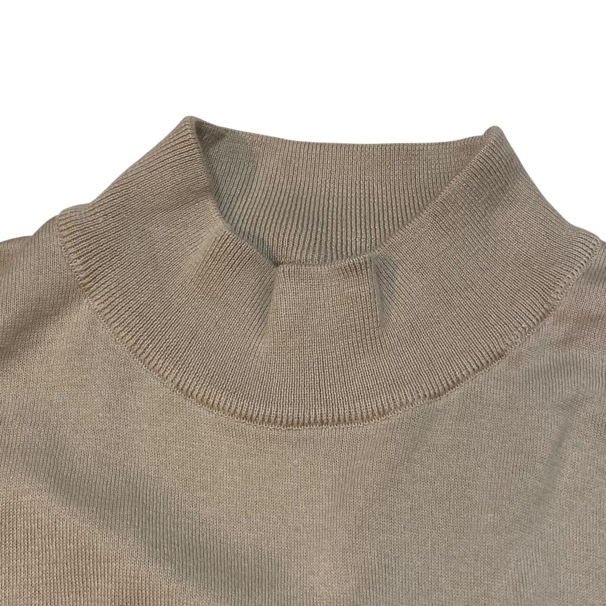 JOHN SMEDLEY ハイネック半袖ニット 古着・中古-3枚目のアイテム画像