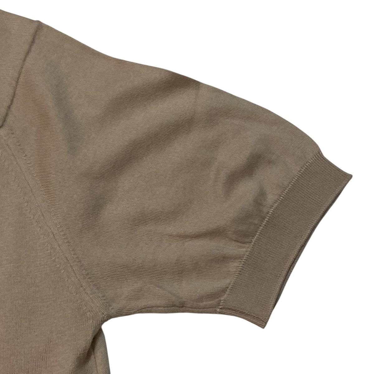 JOHN SMEDLEY ハイネック半袖ニット 古着・中古-4枚目のアイテム画像