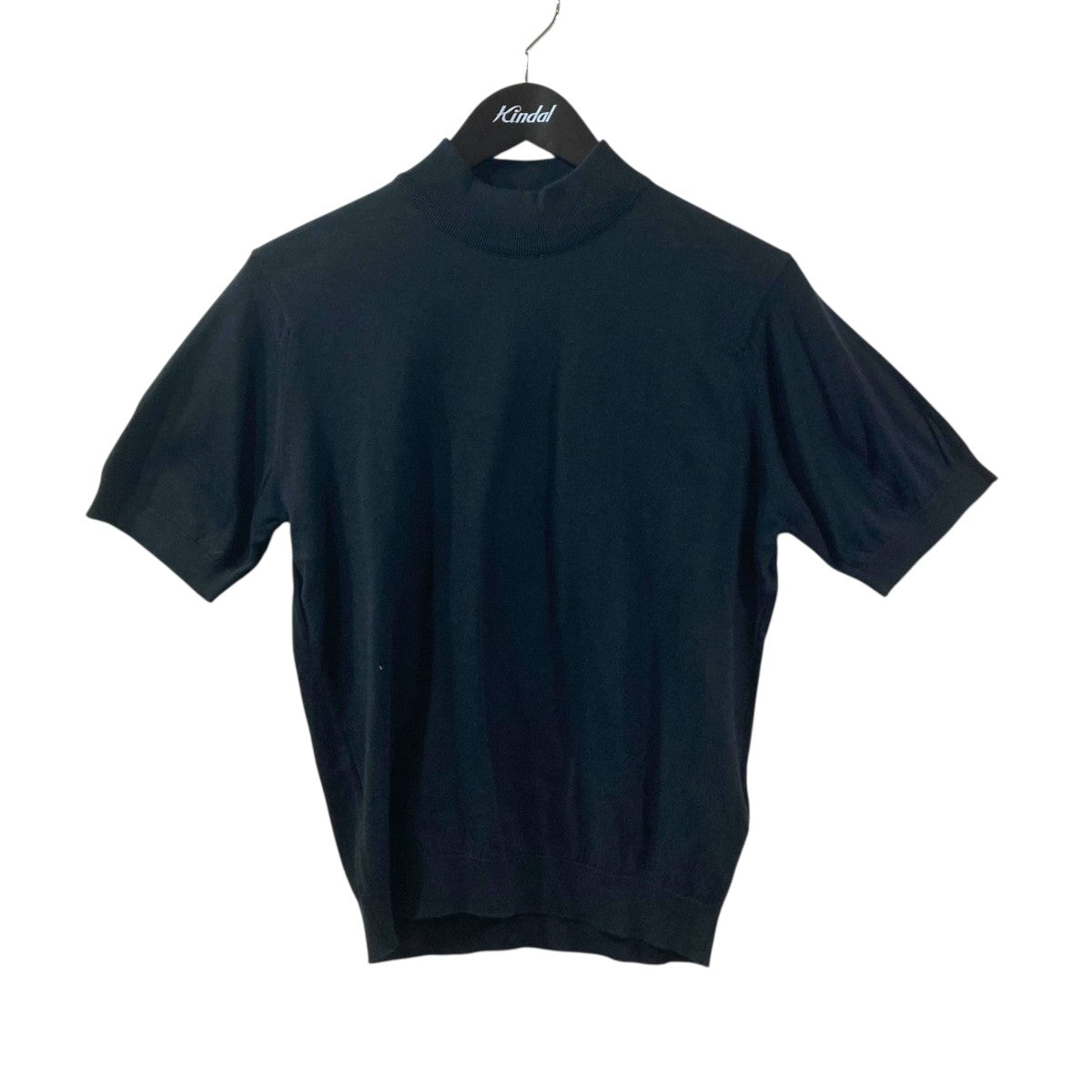 JOHN SMEDLEY ハイネック半袖ニット 古着・中古-1枚目のアイテム画像