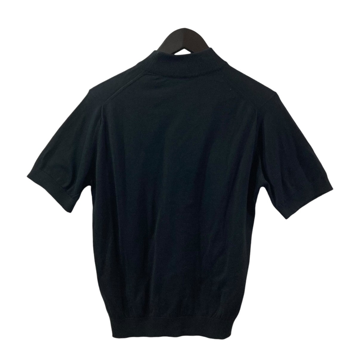 JOHN SMEDLEY ハイネック半袖ニット 古着・中古-2枚目のアイテム画像