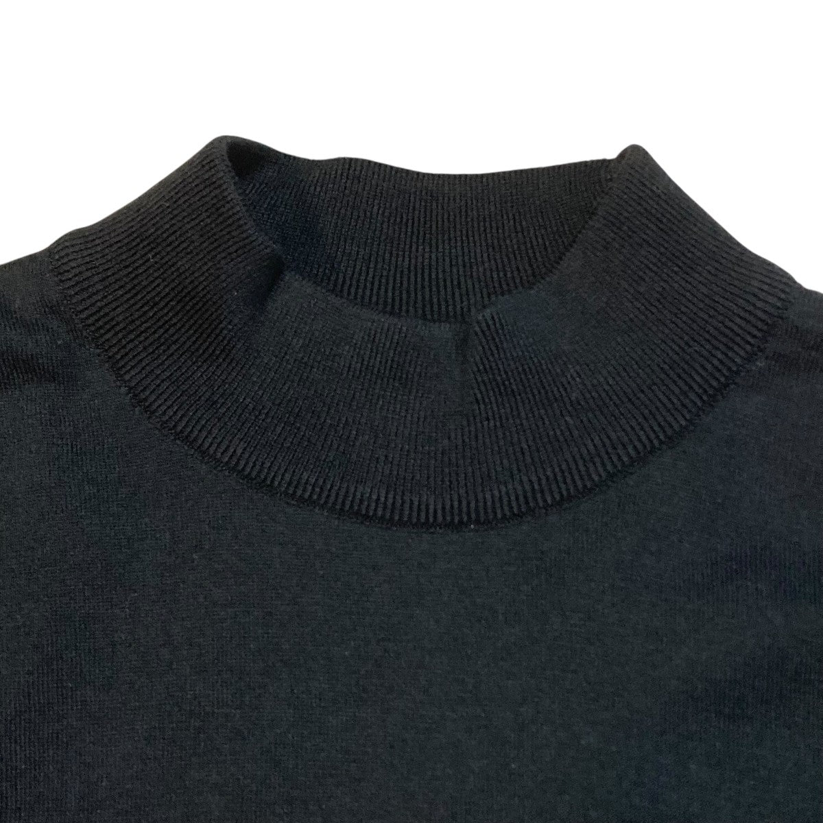 JOHN SMEDLEY ハイネック半袖ニット 古着・中古-3枚目のアイテム画像