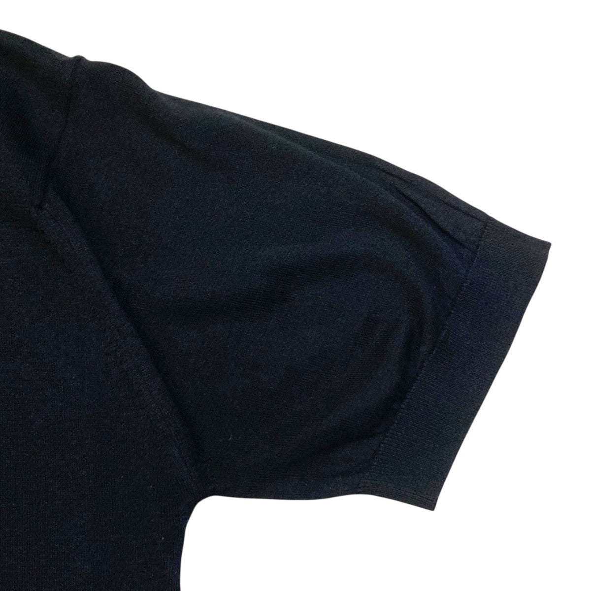 JOHN SMEDLEY ハイネック半袖ニット 古着・中古-4枚目のアイテム画像