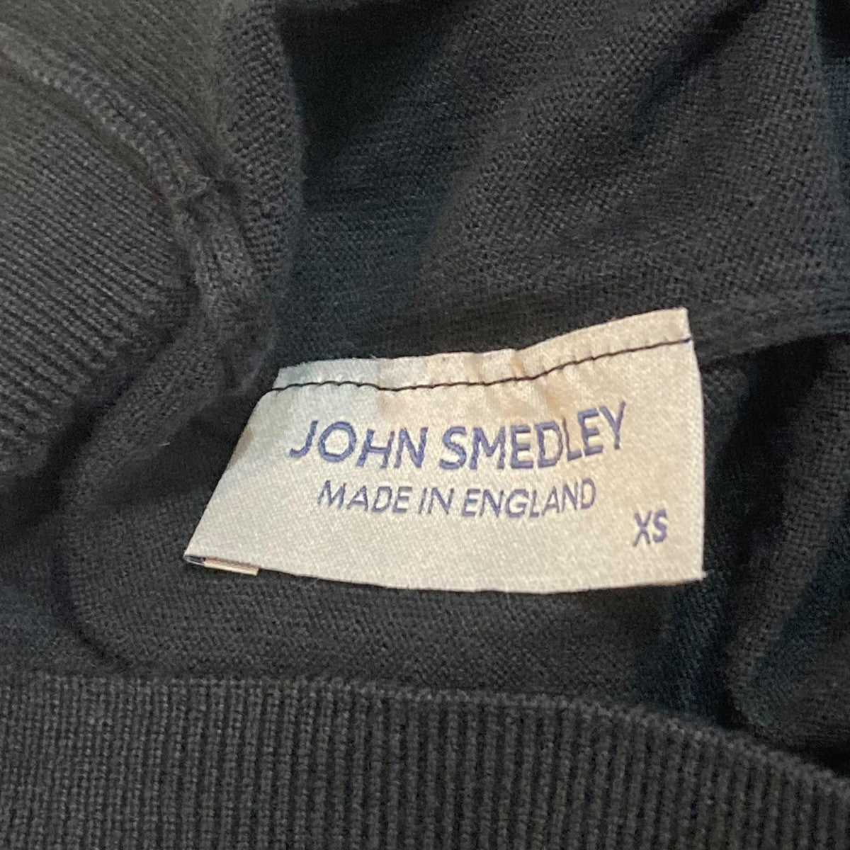 JOHN SMEDLEY ハイネック半袖ニット 古着・中古-5枚目のアイテム画像