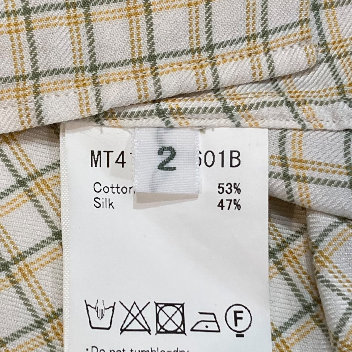 MAATEE＆SONS チェック 長袖シャツ M4103-0601B 古着・中古-5枚目のアイテム画像